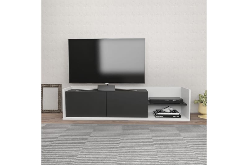 Tv-bänk Urgby 160x36,8 cm - Vit - Möbler - TV- & Mediamöbler - TV bänk & mediabänk