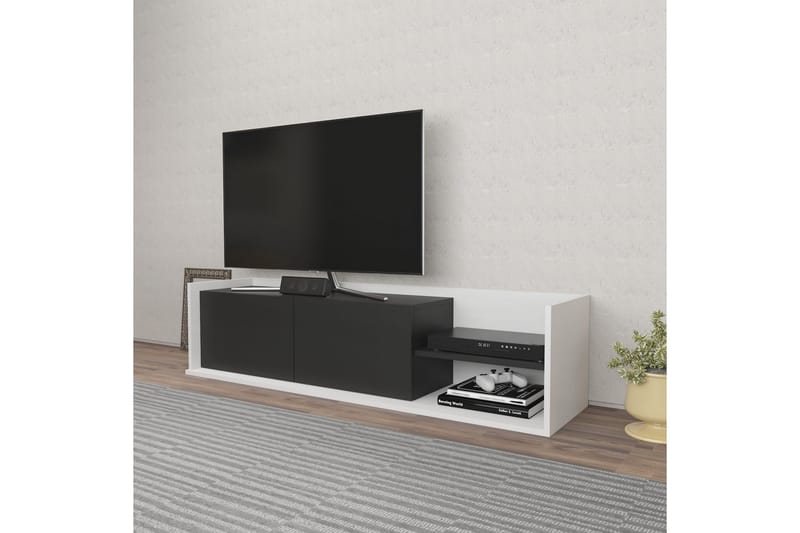 Tv-bänk Urgby 160x36,8 cm - Vit - Möbler - TV- & Mediamöbler - TV bänk & mediabänk