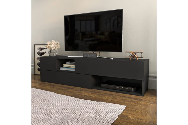 Tv-bänk Urgby 160x40 cm - Antracit - TV bänk & mediabänk