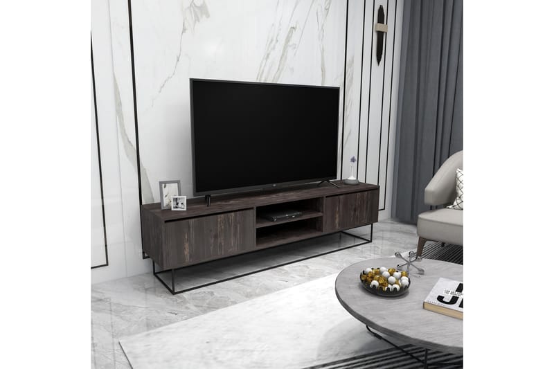 Tv-bänk Urgby 180x50 cm - Brun - Möbler - TV- & Mediamöbler - TV bänk & mediabänk