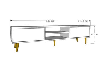 Tv-bänk Urgby 180x50 cm - Flerfärgad - Möbler - TV- & Mediamöbler - TV bänk & mediabänk