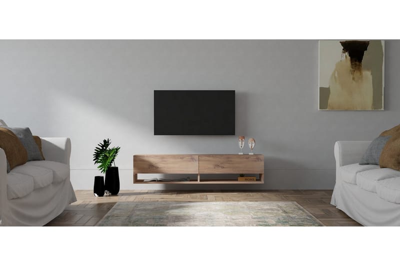 Tv-bänk Vallamor 141 cm - Natur - Möbler - TV- & Mediamöbler - TV bänk & mediabänk