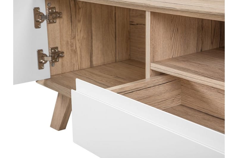 TV-Bänk Vallone 150 cm - Vit - Möbler - TV- & Mediamöbler - TV bänk & mediabänk