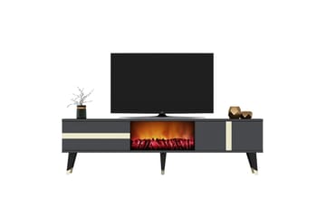 Tv-bänk Vania 150 cm - Guld - Möbler - TV- & Mediamöbler - TV bänk & mediabänk
