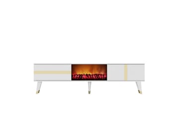 Tv-bänk Vania 150 cm - Guld - Möbler - TV- & Mediamöbler - TV bänk & mediabänk