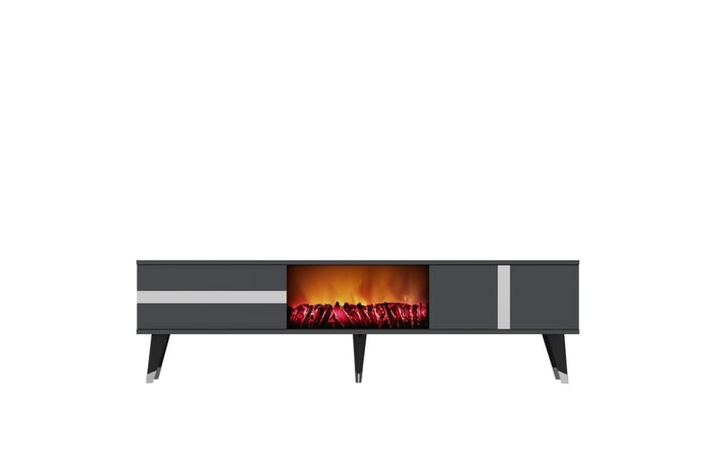 Tv-bänk Vania 150 cm - Silver - TV bänk & mediabänk