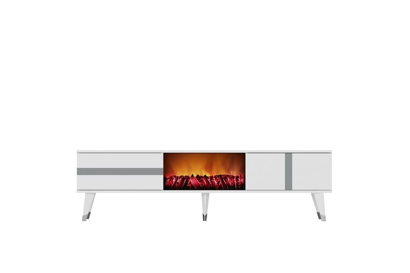 Tv-bänk Vania 150 cm - Silver - TV bänk & mediabänk