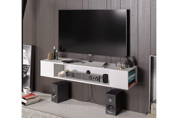 TV-bänk Vevelhult 135 cm - Vit - Möbler - TV- & Mediamöbler - TV bänk & mediabänk