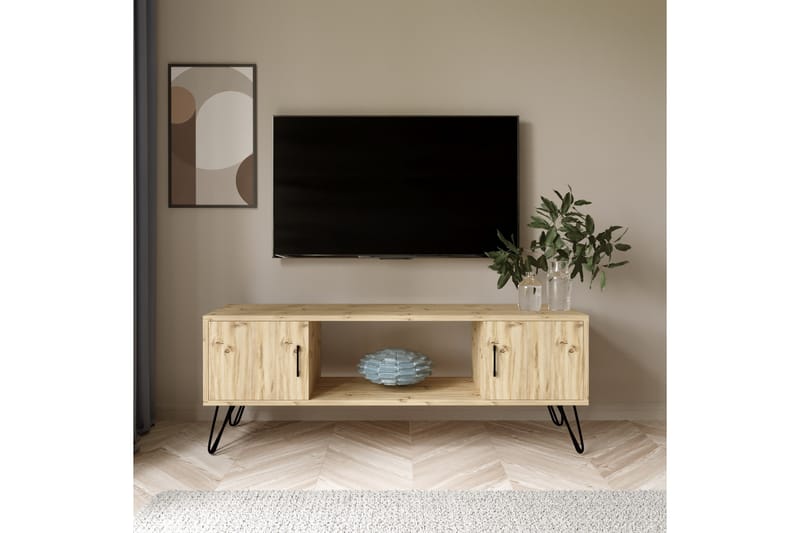 Tv-bänk Vilamutum 150 cm - Natur - Möbler - TV- & Mediamöbler - TV bänk & mediabänk