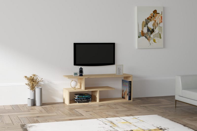 Tv-bänk Violaceae 100x40 cm - Blå - Möbler - TV- & Mediamöbler - TV bänk & mediabänk