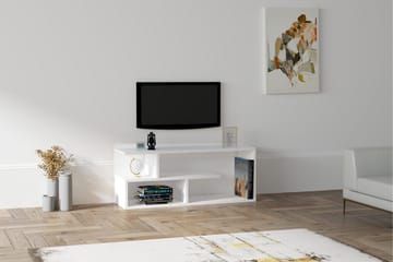 Tv-bänk Violaceae 100x40 cm - Vit - Möbler - TV- & Mediamöbler - TV bänk & mediabänk