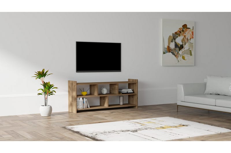 Tv-bänk Violaceae 120x55 cm - Brun - TV bänk & mediabänk