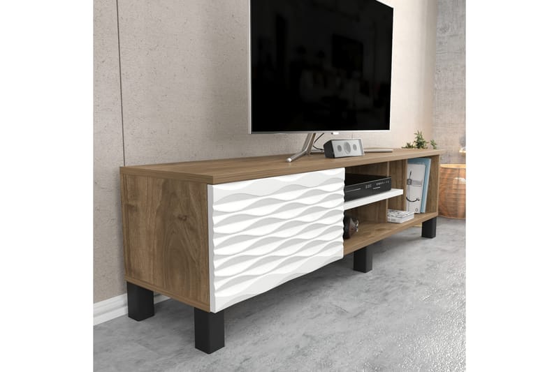 Tv-bänk Violaceae 140x40,3 cm - Brun - Möbler - TV- & Mediamöbler - TV bänk & mediabänk