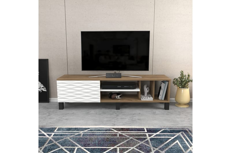 Tv-bänk Violaceae 140x40,3 cm - Brun - Möbler - TV- & Mediamöbler - TV bänk & mediabänk
