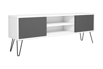 Tv-bänk Violaceae 140x50 cm - Vit - Möbler - TV- & Mediamöbler - TV bänk & mediabänk