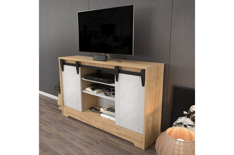 Tv-bänk Violaceae 140x85 cm - Blå - Möbler - TV- & Mediamöbler - TV bänk & mediabänk