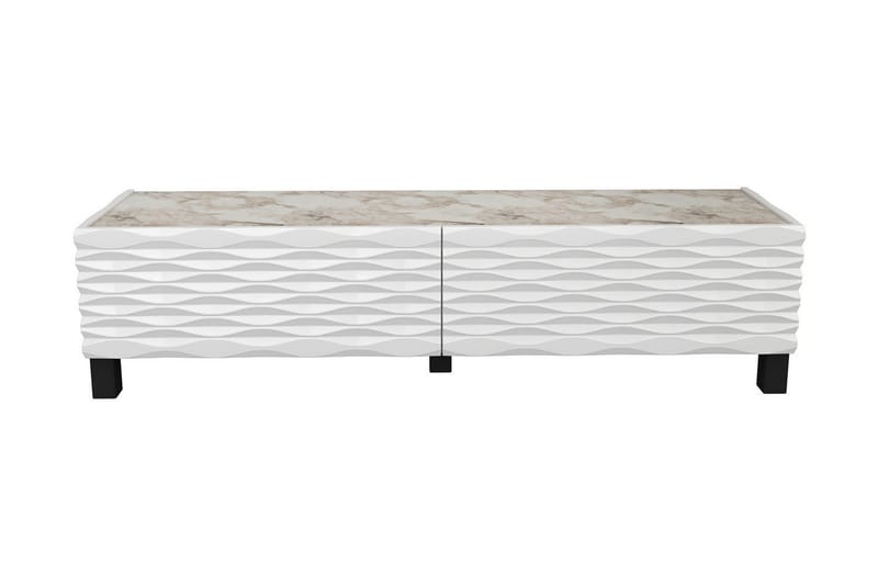 Tv-bänk Violaceae 149,2x38 cm - Vit - Möbler - TV- & Mediamöbler - TV bänk & mediabänk