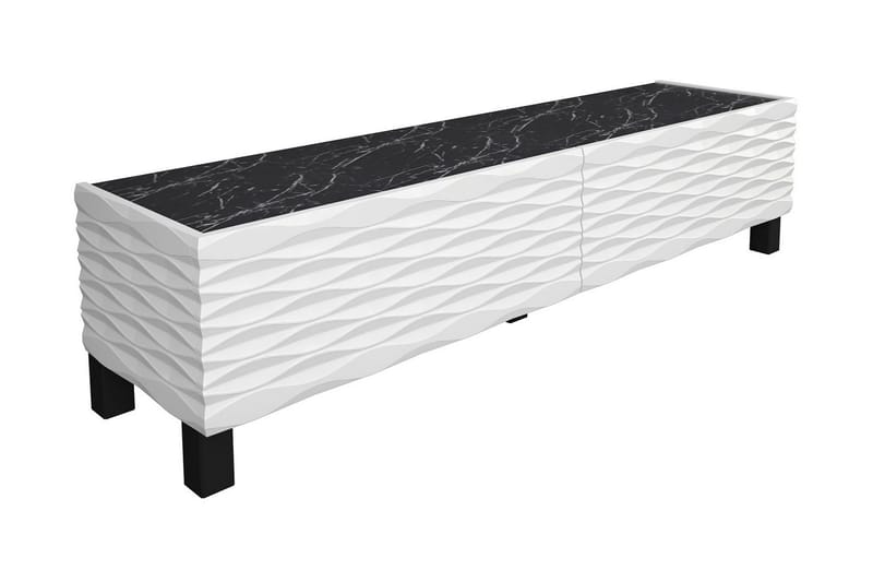 Tv-bänk Violaceae 149,2x38 cm - Vit - Möbler - TV- & Mediamöbler - TV bänk & mediabänk