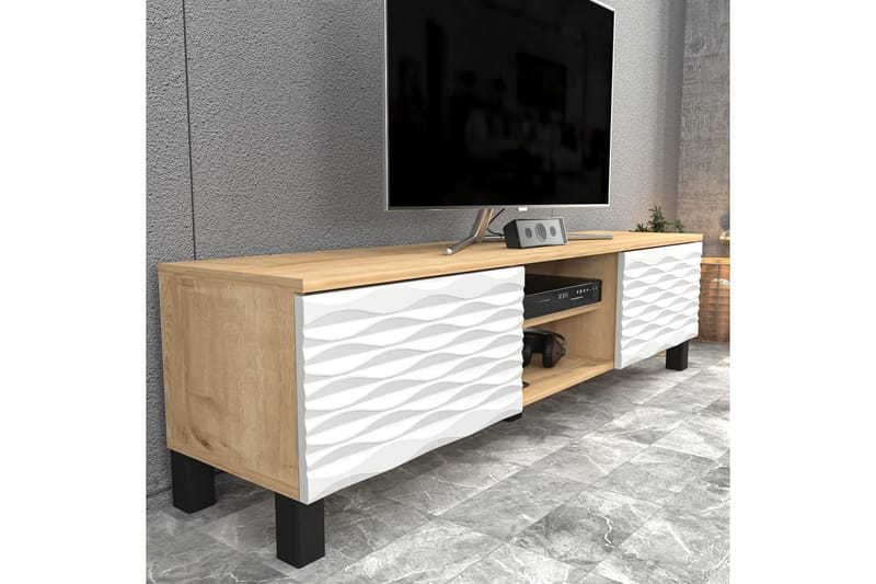 Tv-bänk Violaceae 150x40,3 cm - Blå - Möbler - TV- & Mediamöbler - TV bänk & mediabänk