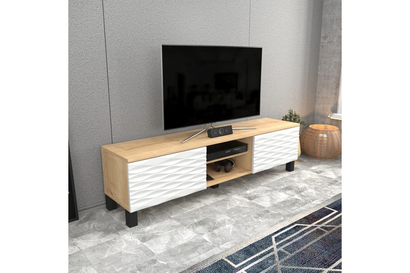 Tv-bänk Violaceae 150x40,3 cm - Blå - Möbler - TV- & Mediamöbler - TV bänk & mediabänk