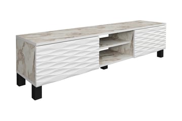 Tv-bänk Violaceae 150x40,3 cm - Vit - Möbler - TV- & Mediamöbler - TV bänk & mediabänk