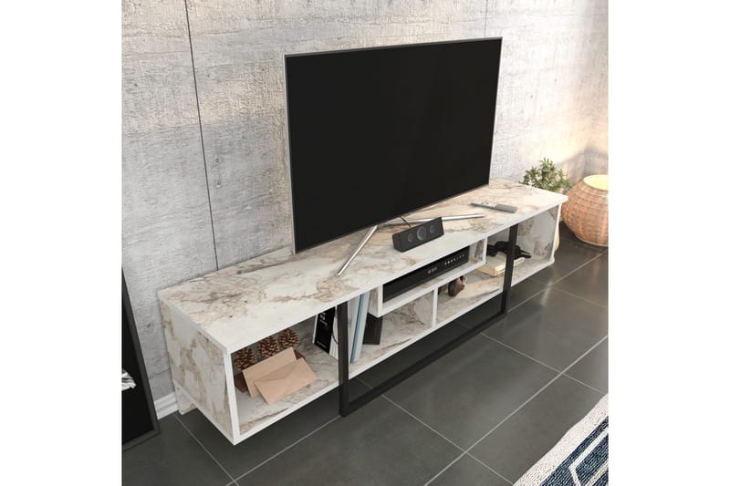 Tv-bänk Violaceae 150x40 cm - Svart - Möbler - TV- & Mediamöbler - TV bänk & mediabänk