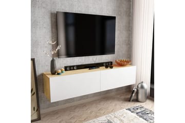 Tv-bänk Violaceae 159,7x34,1 cm - Vit - Möbler - TV- & Mediamöbler - TV bänk & mediabänk
