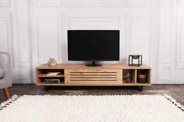 Tv-bänk Violaceae 160x35 cm - Grön - Möbler - TV- & Mediamöbler - TV bänk & mediabänk