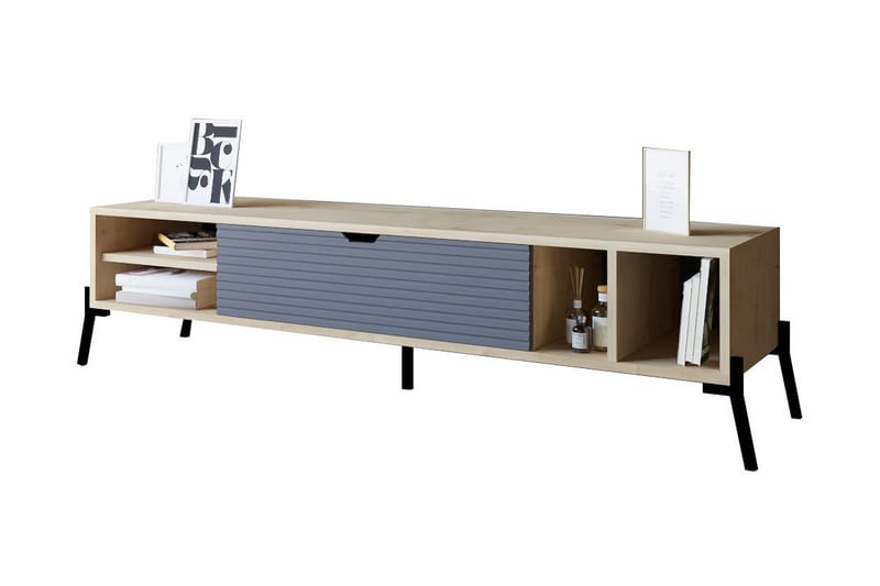 Tv-bänk Violaceae 160x36 cm - Blå - Möbler - TV- & Mediamöbler - TV bänk & mediabänk