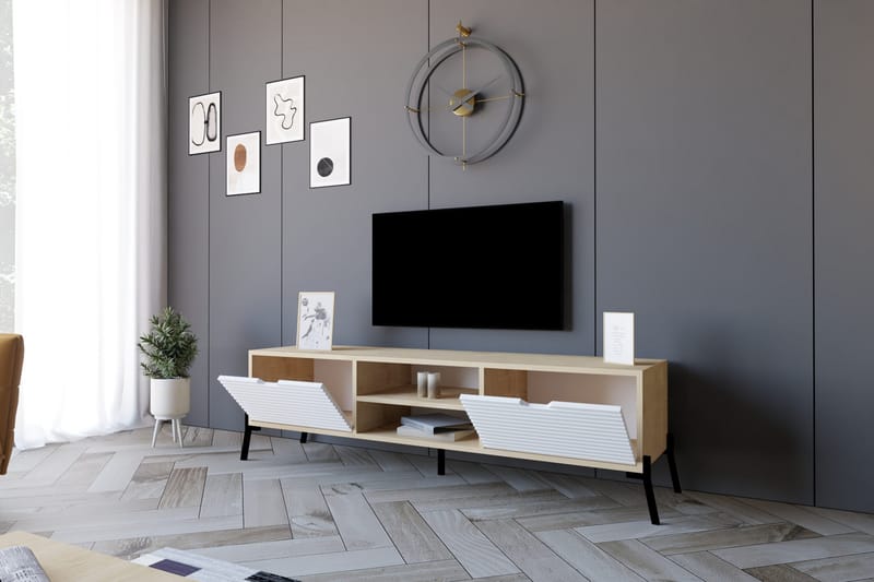 Tv-bänk Violaceae 160x41 cm - Blå - Möbler - TV- & Mediamöbler - TV bänk & mediabänk