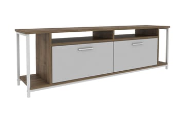 Tv-bänk Violaceae 160x50,8 cm - Vit - Möbler - TV- & Mediamöbler - TV bänk & mediabänk