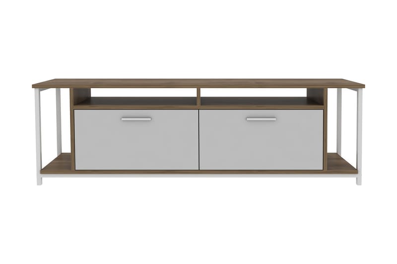 Tv-bänk Violaceae 160x50,8 cm - Vit - Möbler - TV- & Mediamöbler - TV bänk & mediabänk