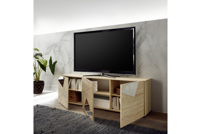 Tv-Bänk Vittoria 181 cm Beige - Lc Spa - Möbler - TV- & Mediamöbler - TV bänk & mediabänk