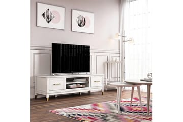 TV-bänk Westerleigh 152x50 cm Vit - CosmoLiving - Möbler - TV- & Mediamöbler - TV bänk & mediabänk
