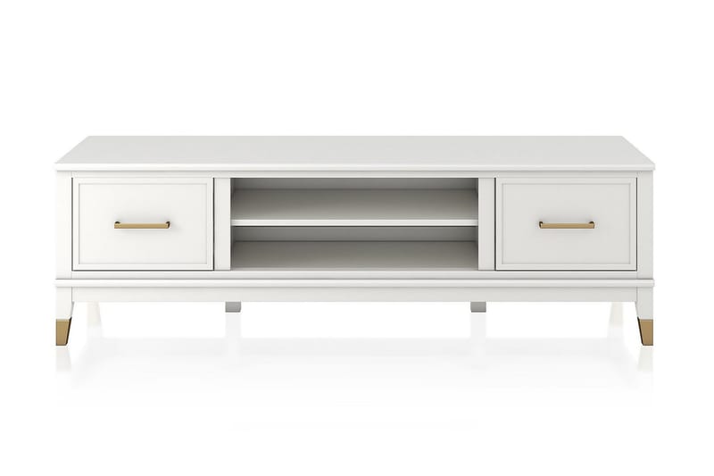 TV-bänk Westerleigh 152x50 cm Vit - CosmoLiving - Möbler - TV- & Mediamöbler - TV bänk & mediabänk