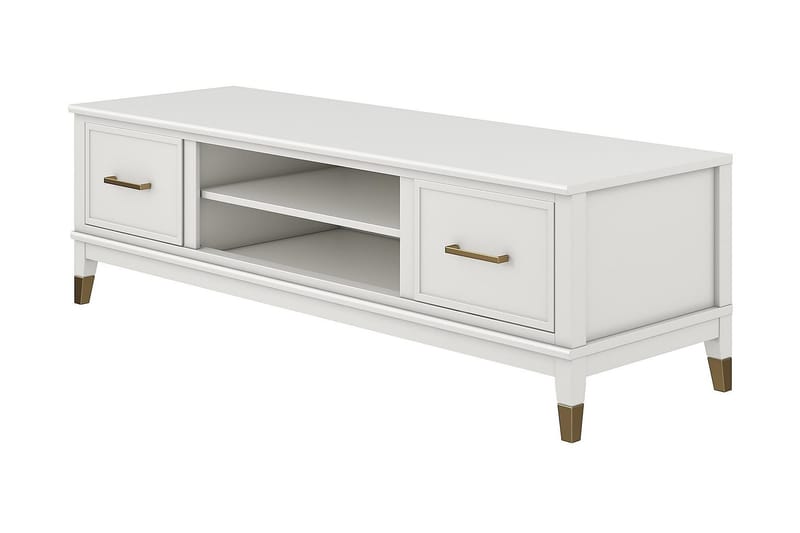 TV-bänk Westerleigh 152x50 cm Vit - CosmoLiving - Möbler - TV- & Mediamöbler - TV bänk & mediabänk