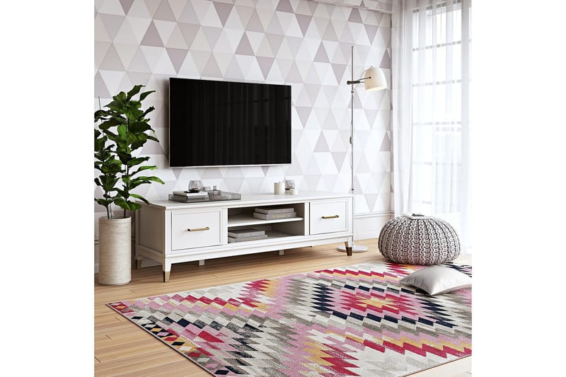 TV-bänk Westerleigh 152x50 cm Vit - CosmoLiving - Möbler - TV- & Mediamöbler - TV bänk & mediabänk