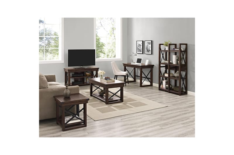 Tv-bänk Wildwood 120,7x50,8 cm Svart - Dorel Home - Möbler - TV- & Mediamöbler - TV bänk & mediabänk