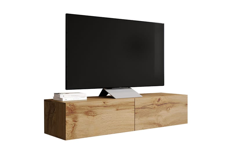 TV-bänk Wishon 140 cm - Trä/Natur - Möbler - TV- & Mediamöbler - TV bänk & mediabänk