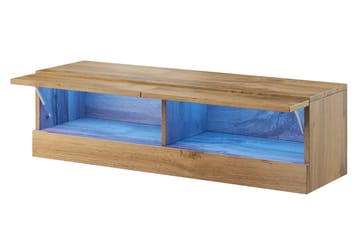 TV-bänk Wishon 140x40x30 cm - Grå - Möbler - TV- & Mediamöbler - TV bänk & mediabänk