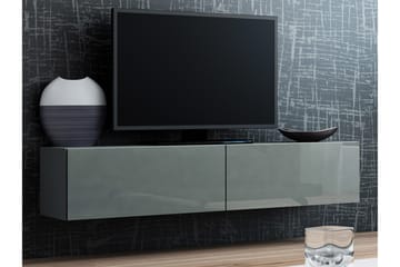 TV-bänk Wishon 140x40x30 cm - Grå - Möbler - TV- & Mediamöbler - TV bänk & mediabänk