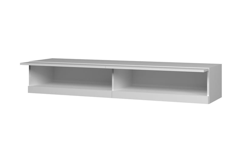 TV-bänk Wishon 140x40x30 cm - Svart/Vit - Möbler - TV- & Mediamöbler - TV bänk & mediabänk