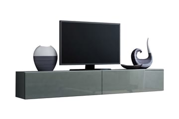 TV-bänk Wishon 180 cm - Grå - Möbler - TV- & Mediamöbler - TV bänk & mediabänk