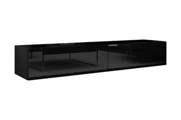 TV-bänk Wishon 180 cm - Svart - Möbler - TV- & Mediamöbler - TV bänk & mediabänk