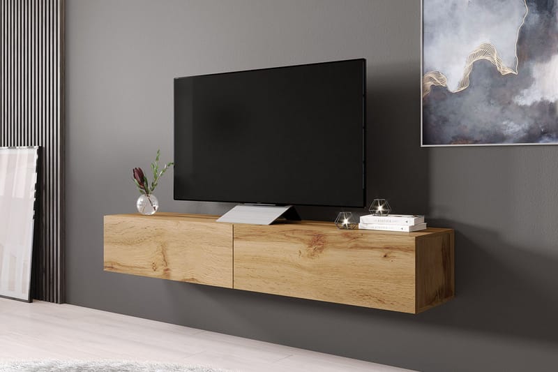 TV-bänk Wishon 180 cm - Trä/Natur - Möbler - TV- & Mediamöbler - TV bänk & mediabänk