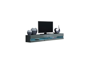 TV-bänk Wishon 180x40x30 cm - Grå - Möbler - TV- & Mediamöbler - TV bänk & mediabänk
