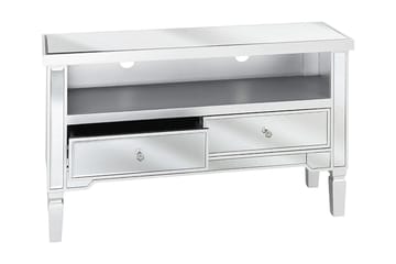 TV-Bänk Wolfskill 100 cm - Silver - Möbler - TV- & Mediamöbler - TV bänk & mediabänk