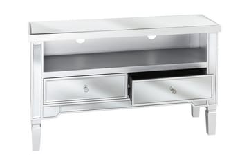 TV-Bänk Wolfskill 100 cm - Silver - Möbler - TV- & Mediamöbler - TV bänk & mediabänk