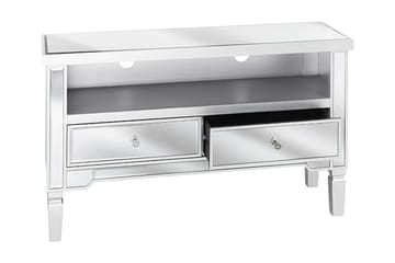 TV-Bänk Wolfskill 100 cm - Silver - Möbler - TV- & Mediamöbler - TV bänk & mediabänk