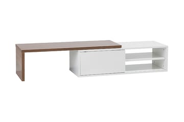 Tv-Bänk Yonkers 40x159 cm - Vit - Möbler - TV- & Mediamöbler - TV bänk & mediabänk